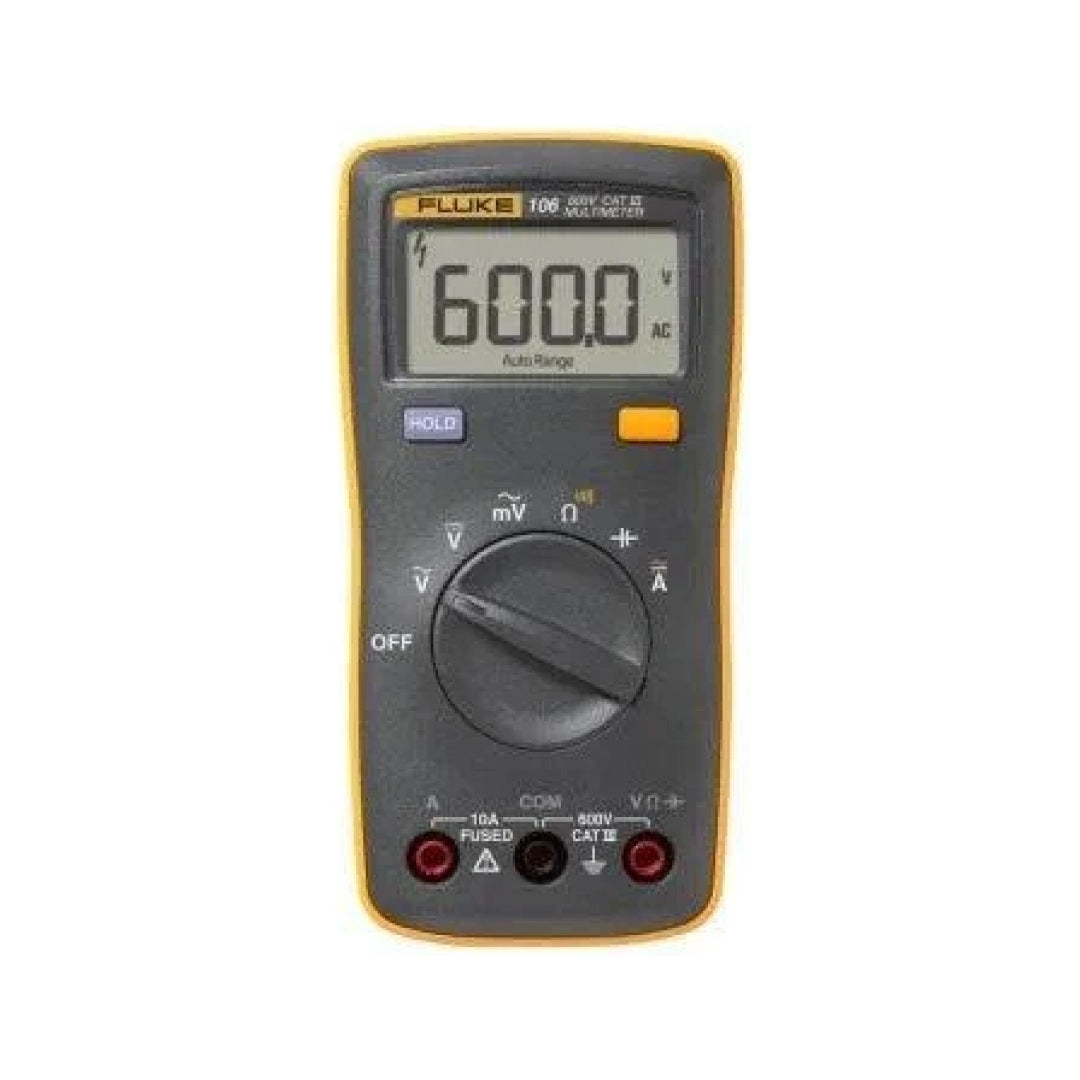 Fluke 106 600V AC/DC 10A AC/DC  Palm Sized Digital Multimeter Fluke 106 600V AC/DC 10A AC/DC  Palm Sized Digital Multimeter